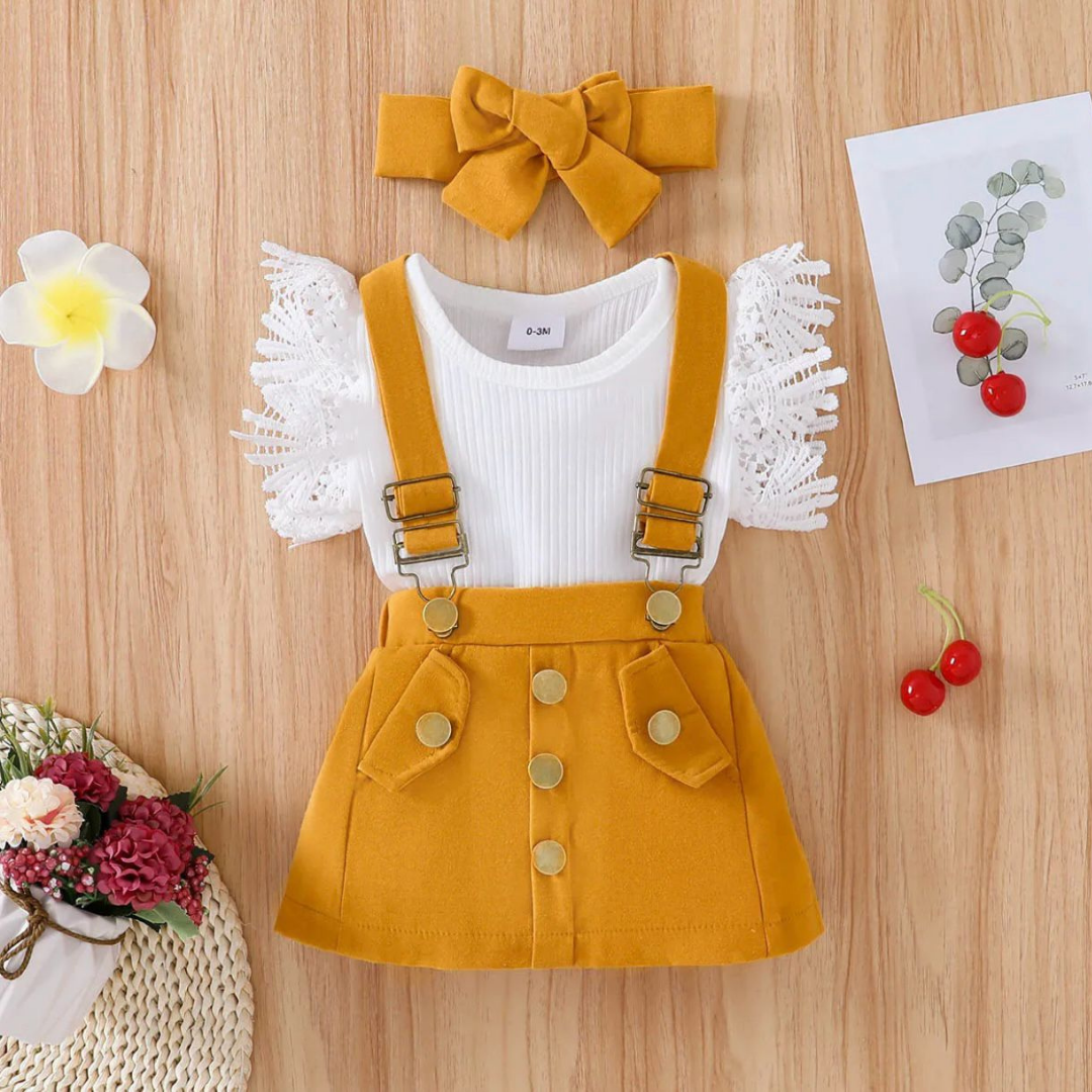 SET OVERALL YELLOW