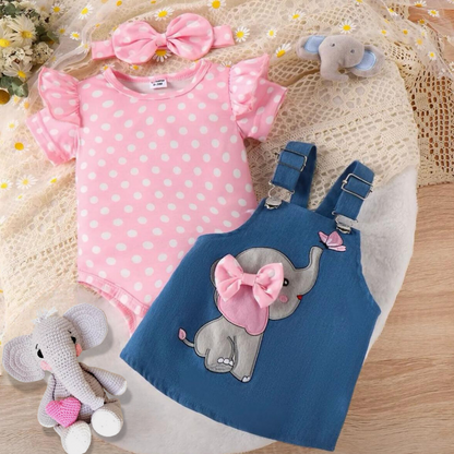 SET OVERALL ELEFANTE DE JEAN